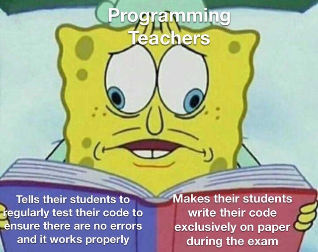 A humorous take on programming education